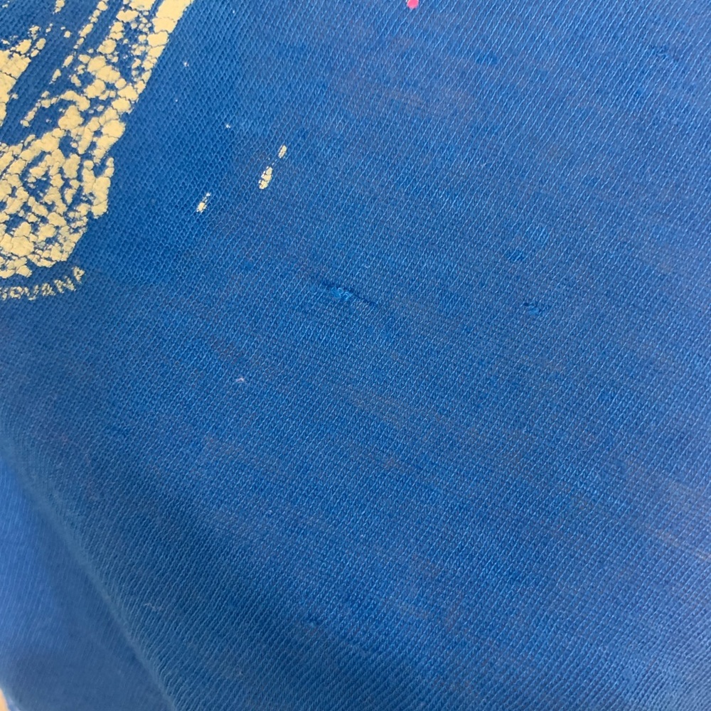 Live Nation Blue Nirvana Loose-Fit T-Shirt - Women size large - Picture 7 of 9
